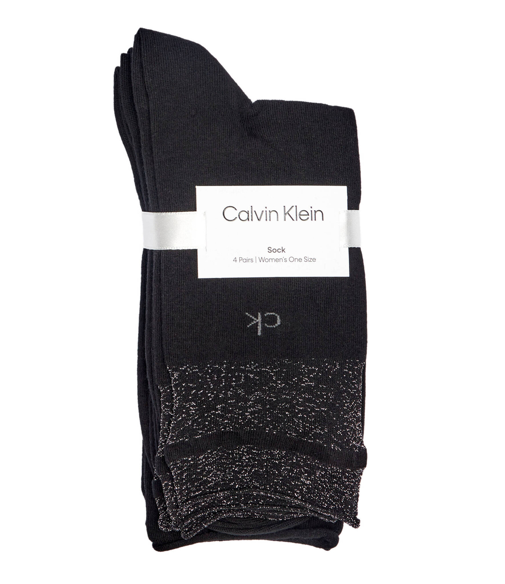 Носки 4 пары Calvin Klein - черный(701229442)
