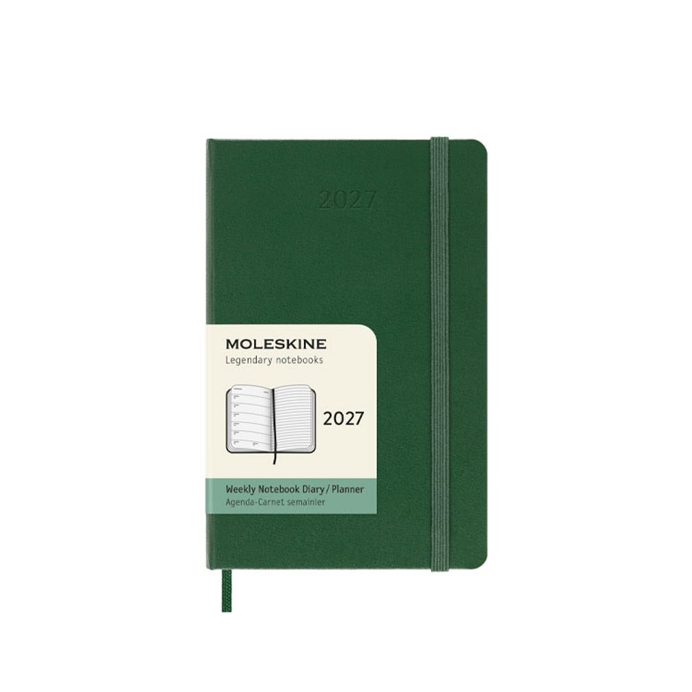 Еженедельник Moleskine 2027 WKNT Pocket (DHK1512WN2Y24)