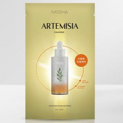 Тканевая маска для лица с экстрактом полыни Missha Artemisia Ampoule Mask, 27г