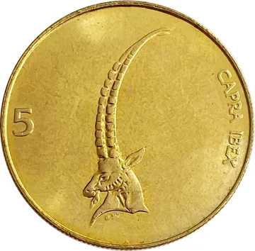 5 толаров 1998 Словения