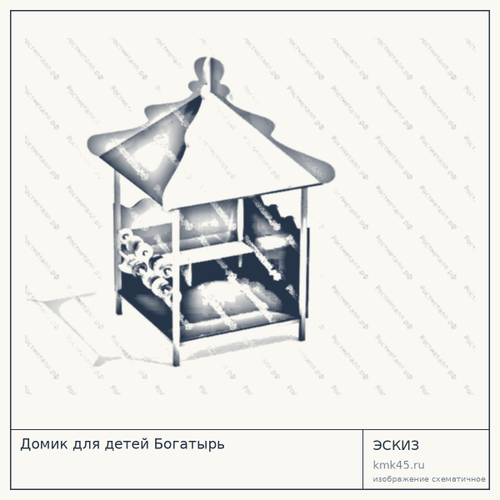 Детский домик Богатырь — от 38 000 ₽