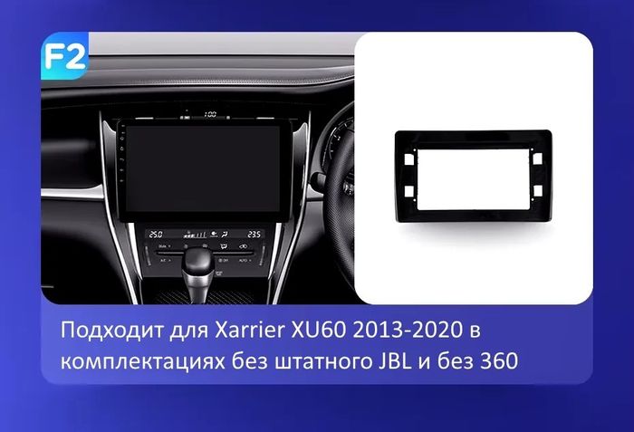 Магнитола для Toyota Harrier 3 XU60 2013-2020 (без JBL, рамка-накладка) - Teyes LUX ONE 360 монитор 12.3" 2K QLED на Android 10, Быстрая, CarPlay, 4G SIM-слот, 4 камеры в комплекте