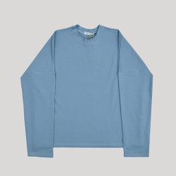 LS T-Shirt LOGO Country Blue