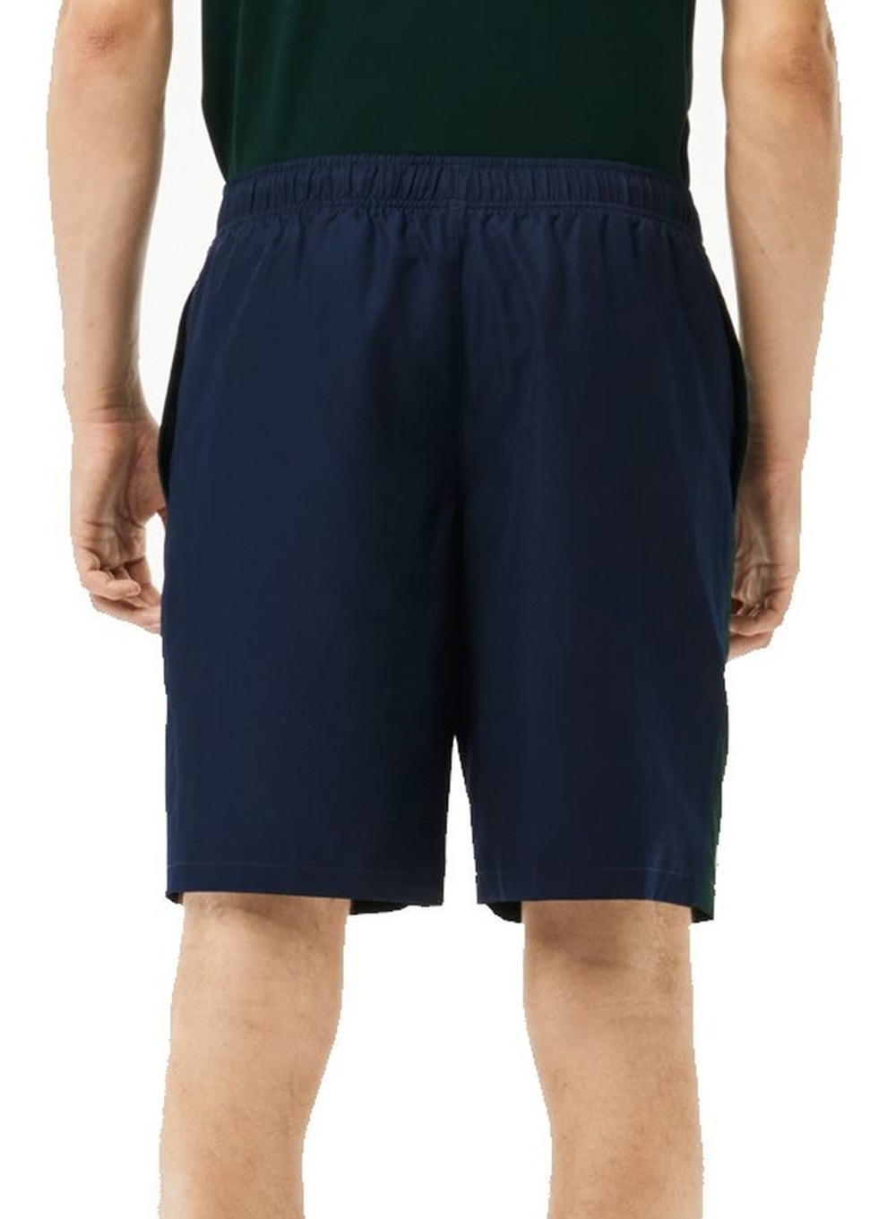 Мужские теннисные шорты Lacoste Recycled Fiber Shorts - зеленый