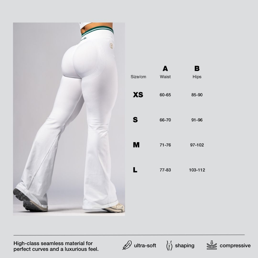 Леггинсы High-Waist Flared Leggings CLUB D’OR 630 Белые