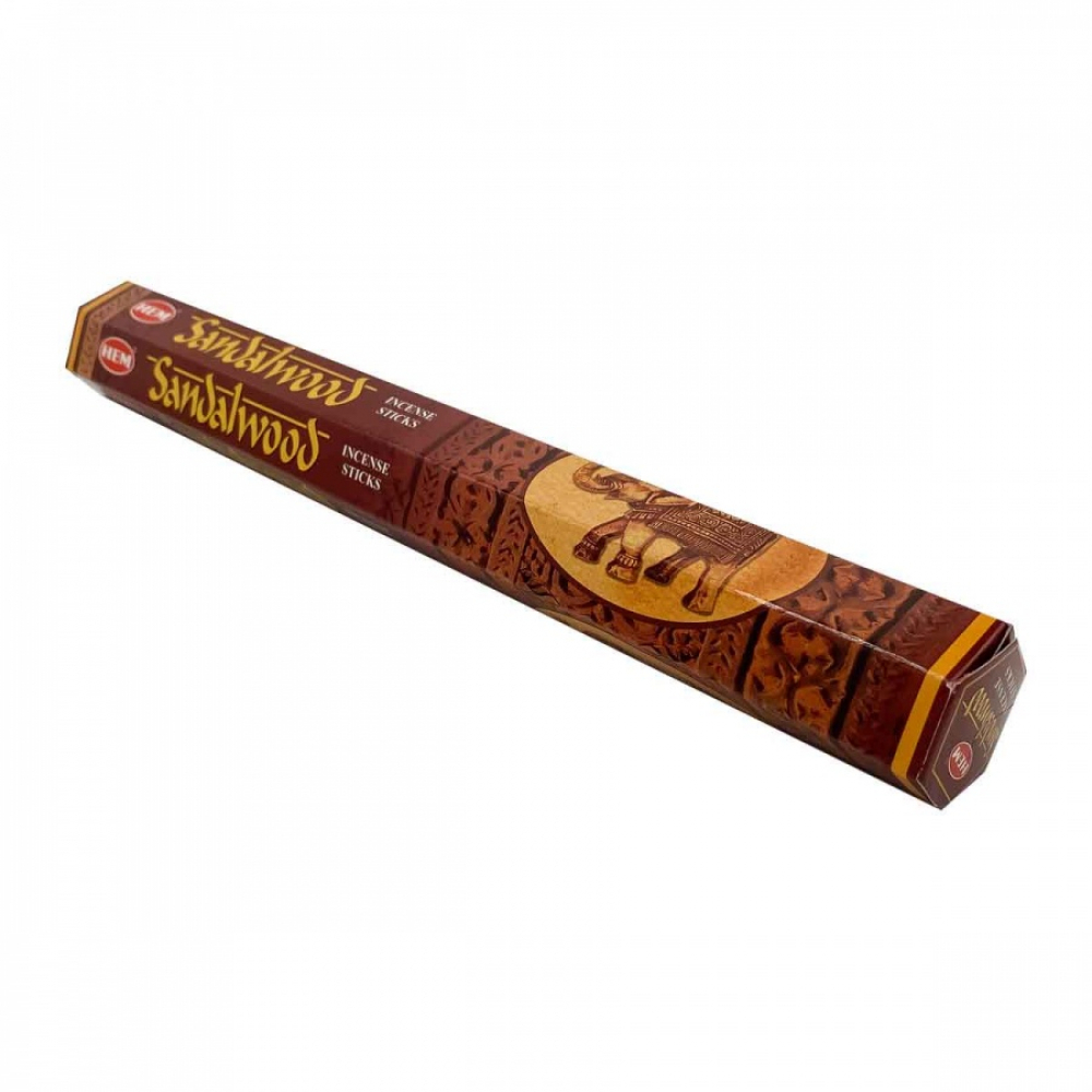 Благовоние Сандаловое дерево (Sandalwood incense sticks) HEM | ХЭМ 20шт