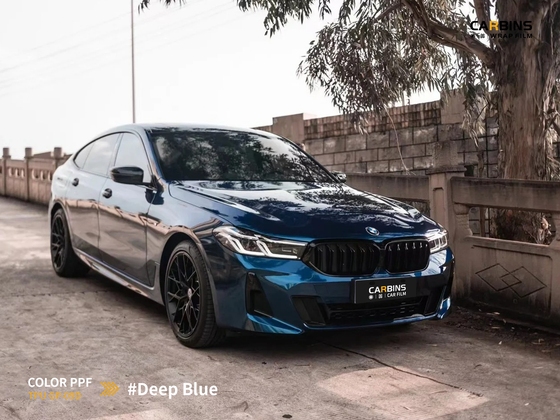 Carbins Color PPF Deep Blue GP 09D синяя цветная полиуретановая защитная антигравийная пленка