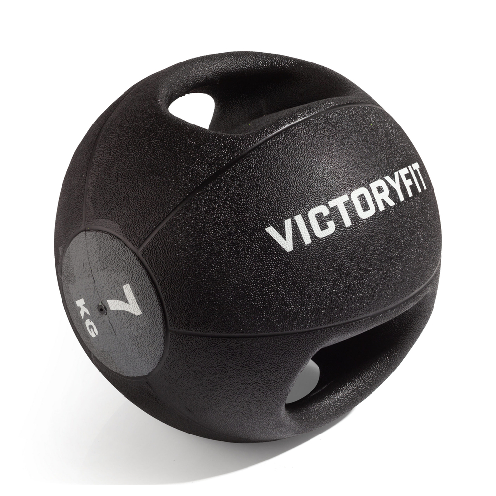 Медбол с хватом 7 кг VictoryFit VF-MBB070