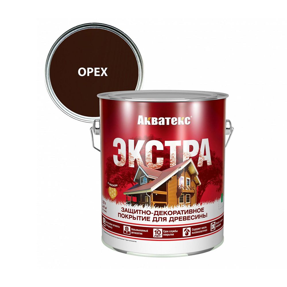 АКВАТЕКС ЭКСТРА ОРЕХ 2,7л, 259745