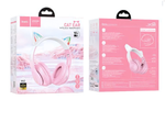 Bluetooth - гарнитура HOCO W42 Cat, накладные, BT5.3, 400mAh Cherry Blossom