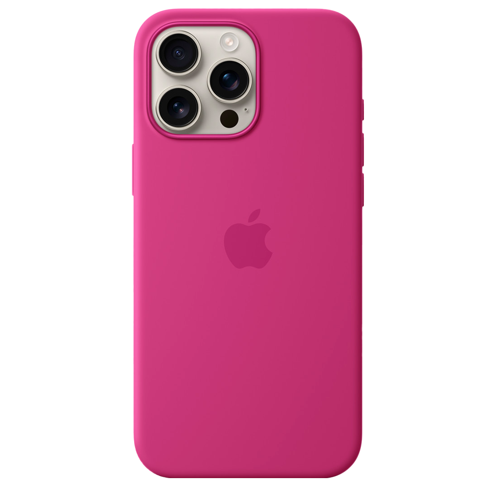Силиконовый чехол с поддержкой MagSafe Apple Silicone Case для iPhone 16 Pro Max, Fuchsia (Фуксия)