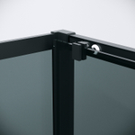 Душевой уголок Grossman Cosmo 120х70 120.K33.02.1270.21.10 профиль Черный матовый стекло тонированное