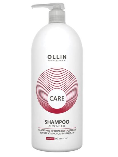 Шампунь против выпадения волос с маслом миндаля OLLIN Care, 1000 мл.