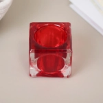 Подсвечник «ICE» 5*5 см, Рубин