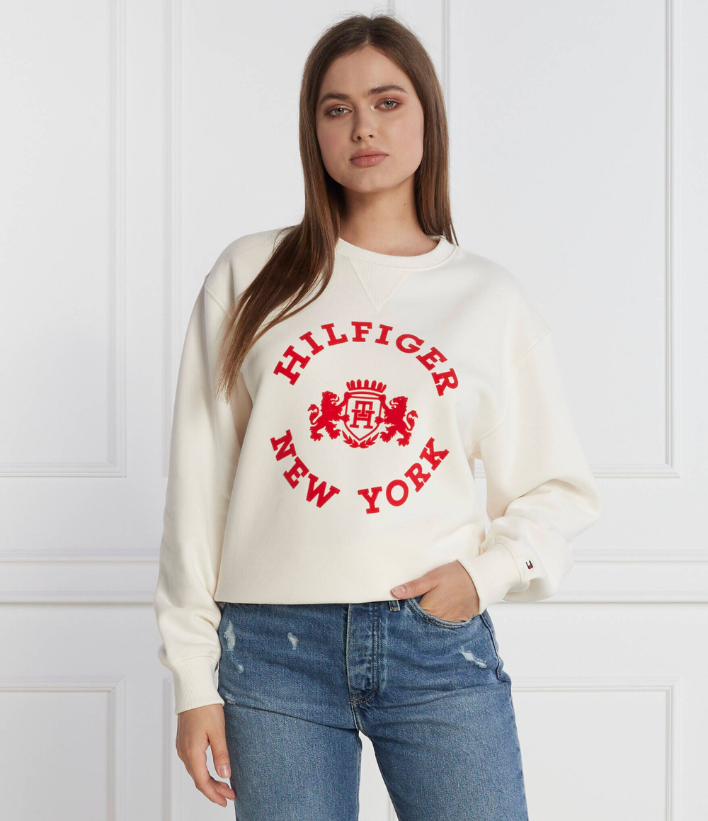 Худи VARSITY FLOCK Tommy Hilfiger - кремовый(WW0WW39805)