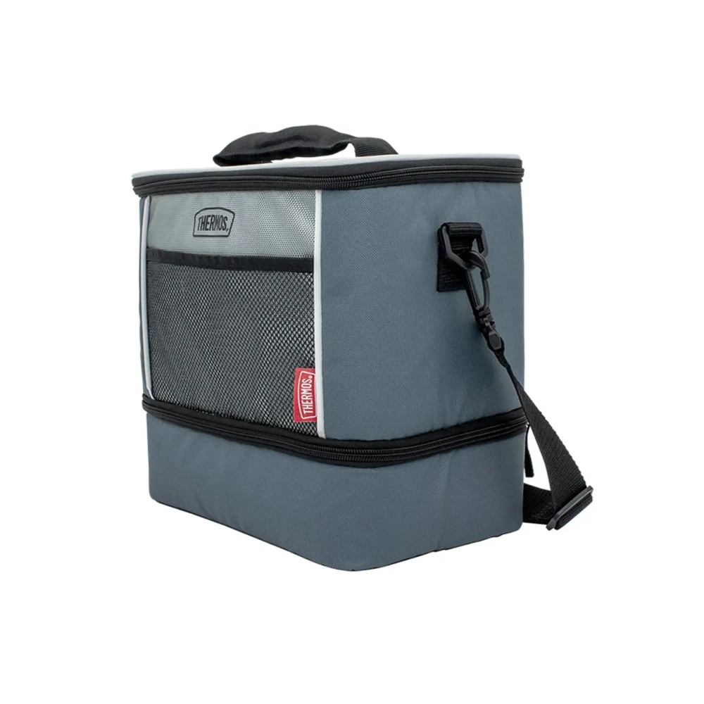 Термосумка Thermos E5 12 Can Cooler DUAL LUNCH BOX (9 л.), серая
