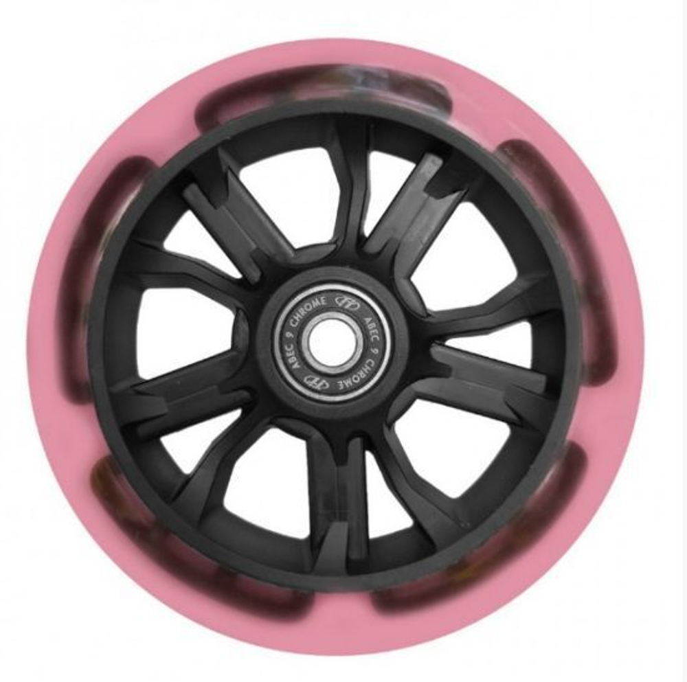 Колесо Comfort 125 R light pink ABEC - 9, LED-подсветка (10013160/100722/3343088, Китай)