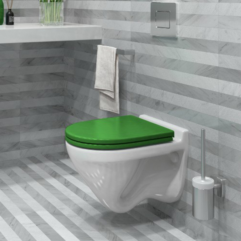 УНИТАЗ ПОДВЕСНОЙ SANITA LUXE ATTICA COLOR GREEN