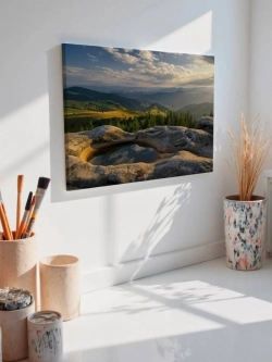 Картина на стену 40 X 50 Горный пейзаж