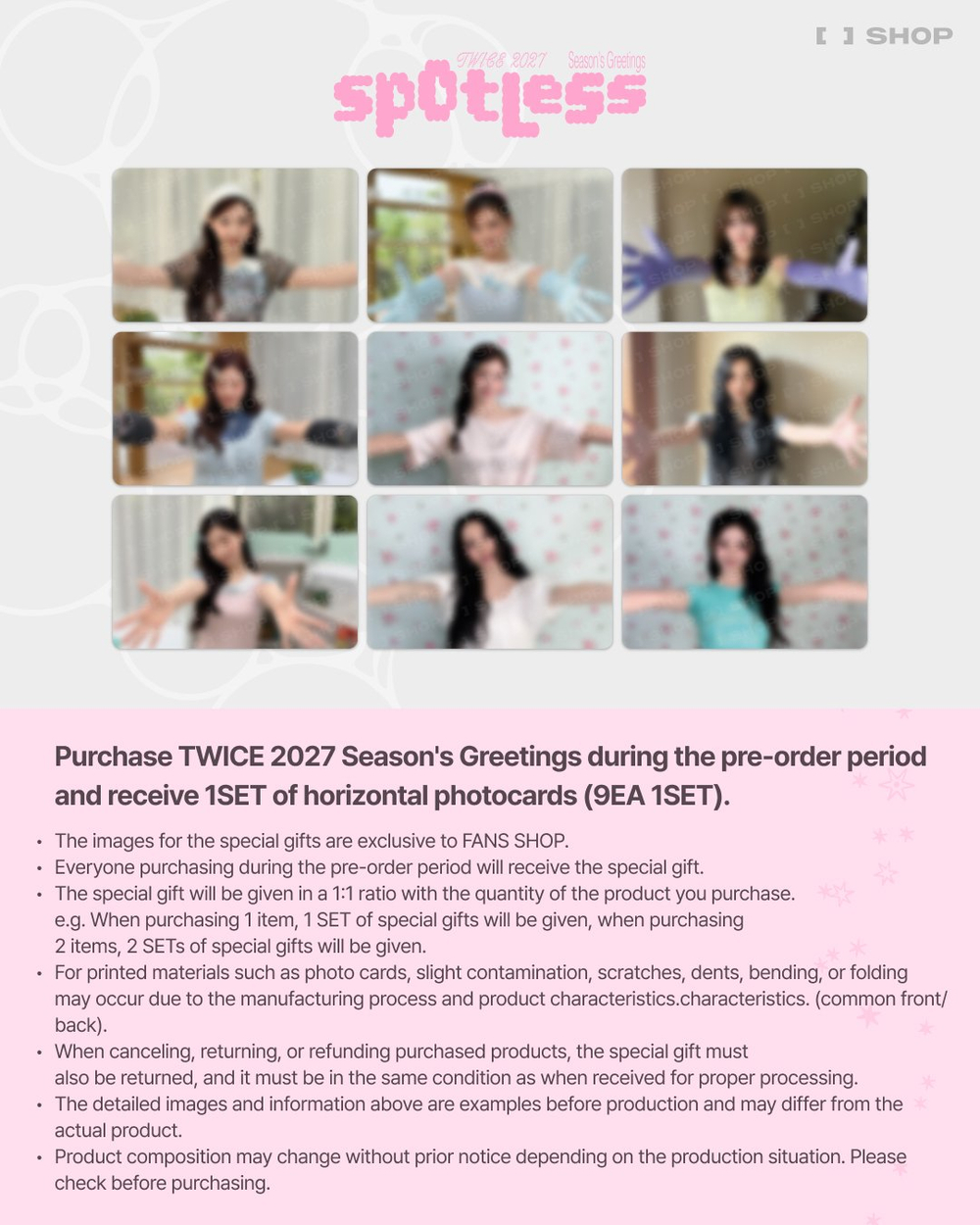 [Гритинг] TWICE - 2027 Season's Greetings [Spotless]