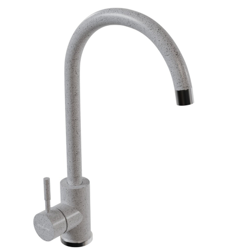 Смеситель для кухни 35к MIXLINE МЛ-ГС15 (ML-GS15) (310) серый высок. излив