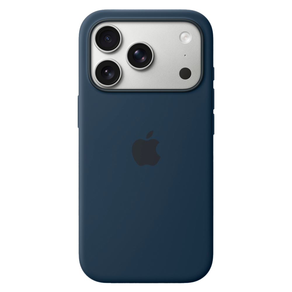 Силиконовый чехол Apple Silicone Case with MagSafe для iPhone 17 Pro, Midnight