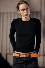 БАЗОВЫЙ ТРИКОТАЖНЫЙ СВИТЕР — ZARA