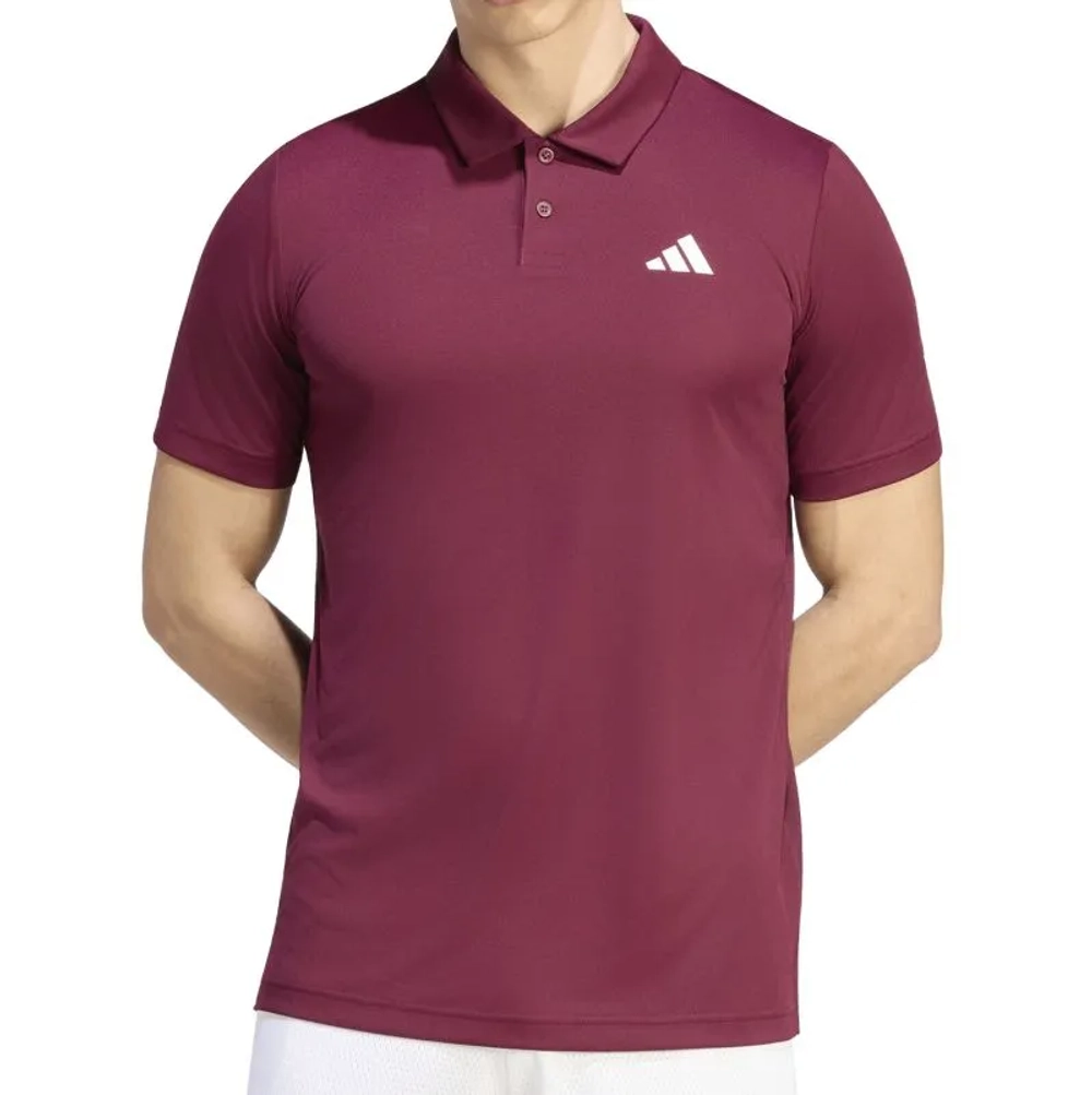 Мужское теннисное поло Adidas Club Climacool - maroon