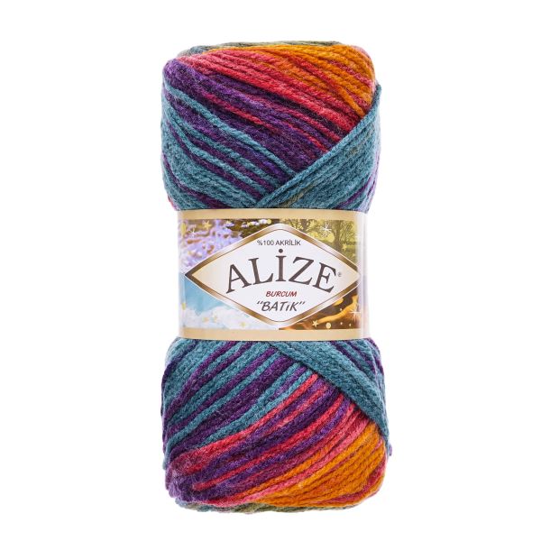 Пряжа Alize (Ализе) Burcum Batik / уп.5 мот. по 100 г, 210м, 4827 A