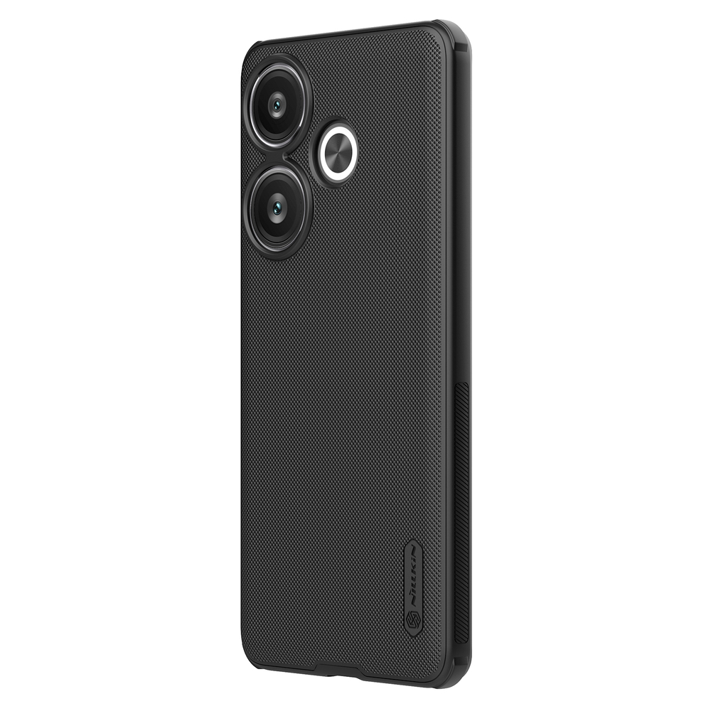 Чехол усиленный от Nillkin c встроенным круглым магнитом для Xiaomi Redmi Turbo 3 и Poco F6, серия Super Frosted Shield Pro Magnetic Case