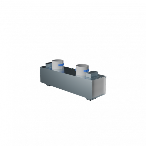 Flexag SH-1-500-25-W щелевой диффузор с КСД под гипсокартон, белый
