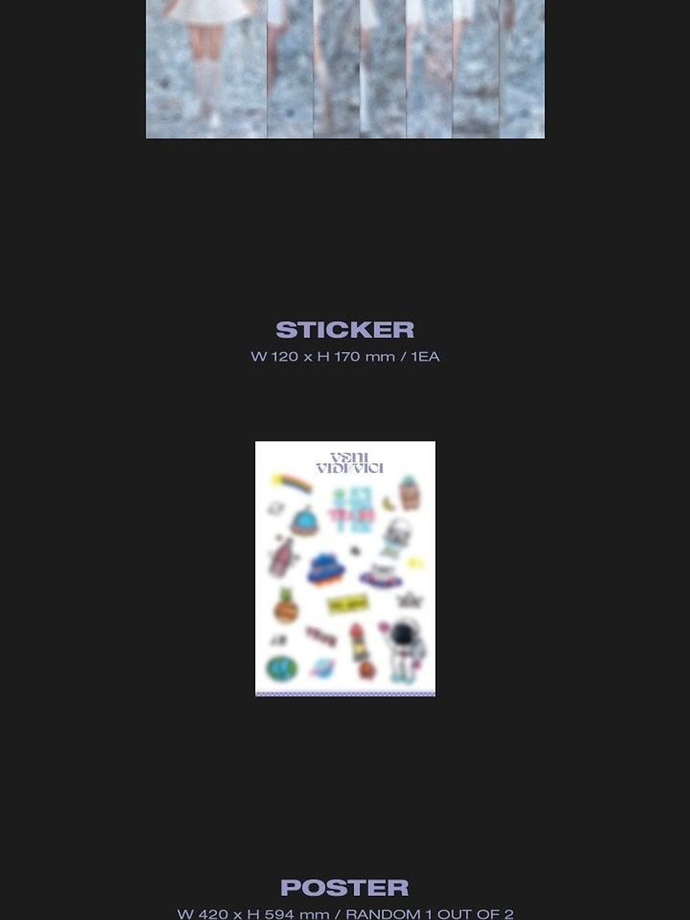 Альбом TRI.BE - VENI VIDI VICI 1st Mini Album 2 Version SET