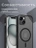 Чехол накладка iPhone 15 6.1" Gurdini Shockproof Case with Magsafe Black