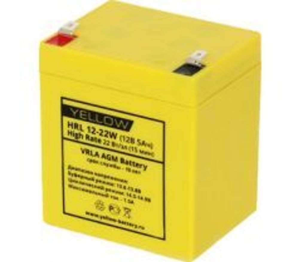 Аккумулятор YELLOW HRL 12-380W | 100 Ач | 12В AGM