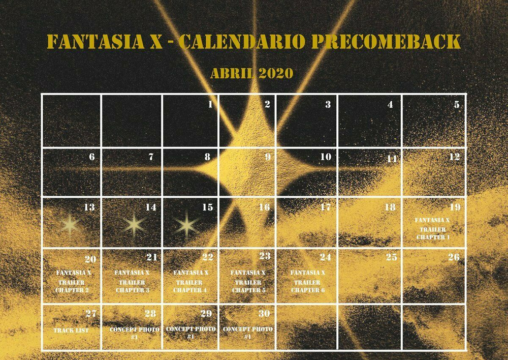 Альбом Monsta X - Fantasia X 8th Mini Album RANDOM Version