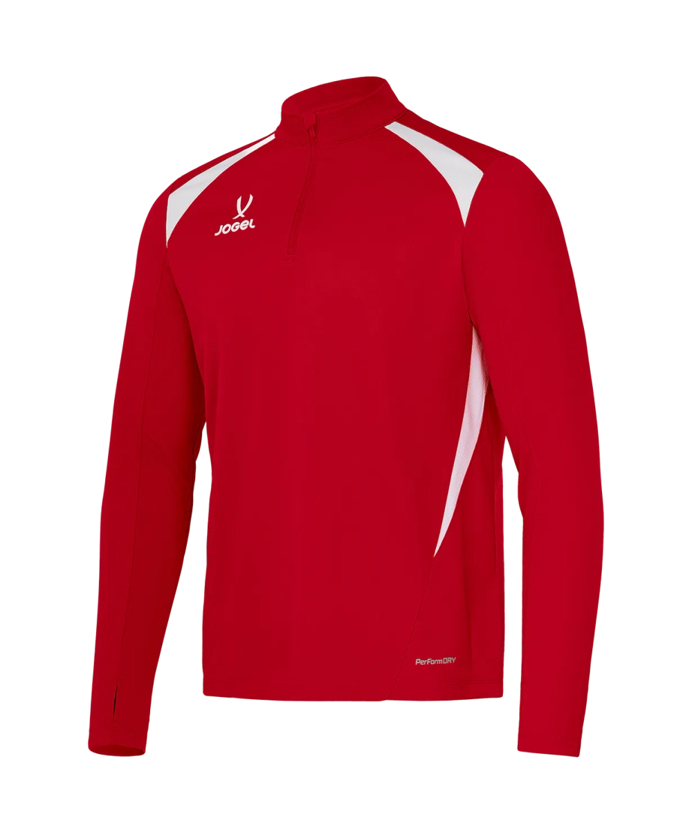 Джемпер тренировочный Jogel DIVISION PerFormDRY Training 1/4 Zip Top, красный R2