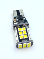 Лампа светодиодная бесцокольная Обманка T10 24 SMD Биполярная Аналог W16W Свет белый 9/32V