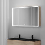 Зеркальный шкаф Sancos Mirror 1190x150х740 мм, с LED подсветкой, арт. MI120ECH