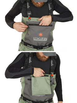 Полукомбинезон забродный Norfin PILOT STOCKINGFOOT 2 р.XS