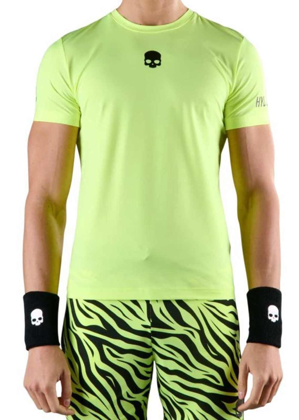 Мужская теннисная футболка Hydrogen Basic Tech T-Shirt - fluo yellow