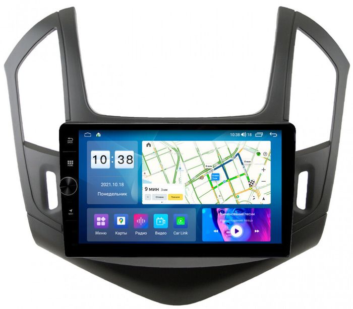 Магнитола для Chevrolet Cruze 2012-2015 - Parafar PF261LHDAV на Android 12, Быстрая, CarPlay, 4G SIM-слот