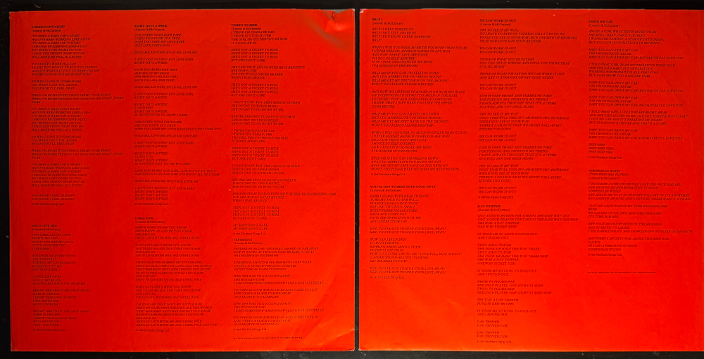 The Beatles – 1962-1966 2LP (Голландия)