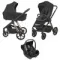 Коляска Espiro Miloo 3 в 1 Diamond Black (110)