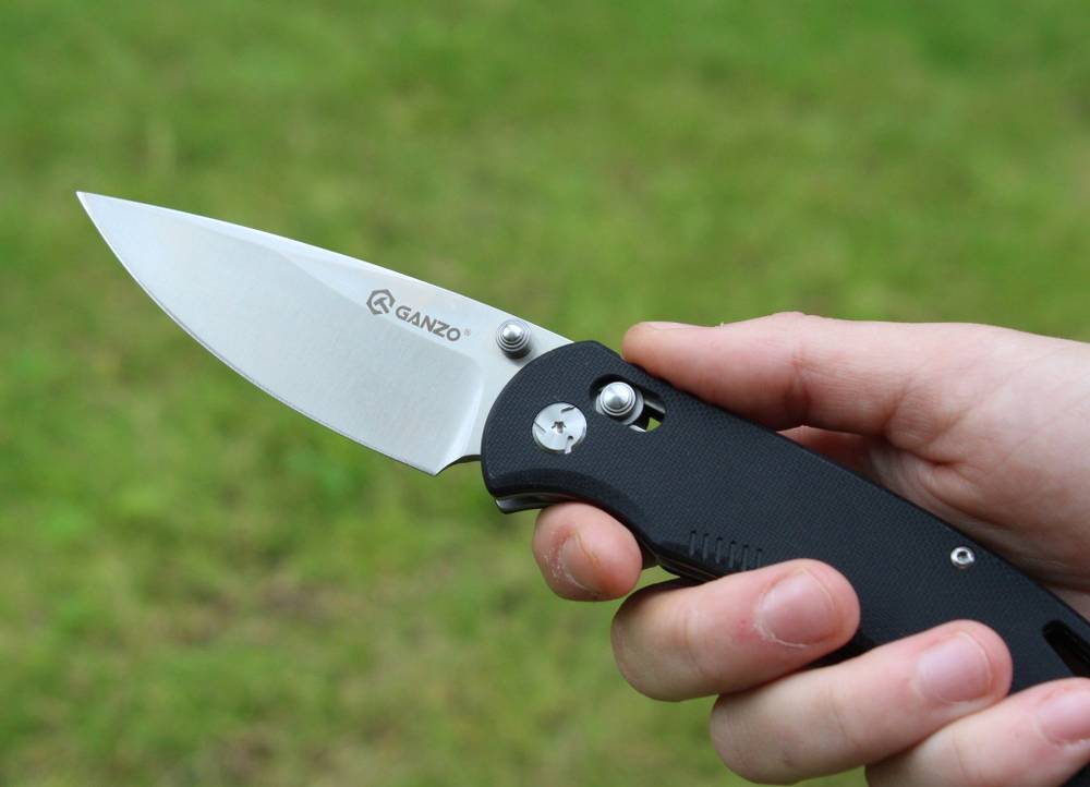 Нож Ganzo G7531 черный, G7531-BK