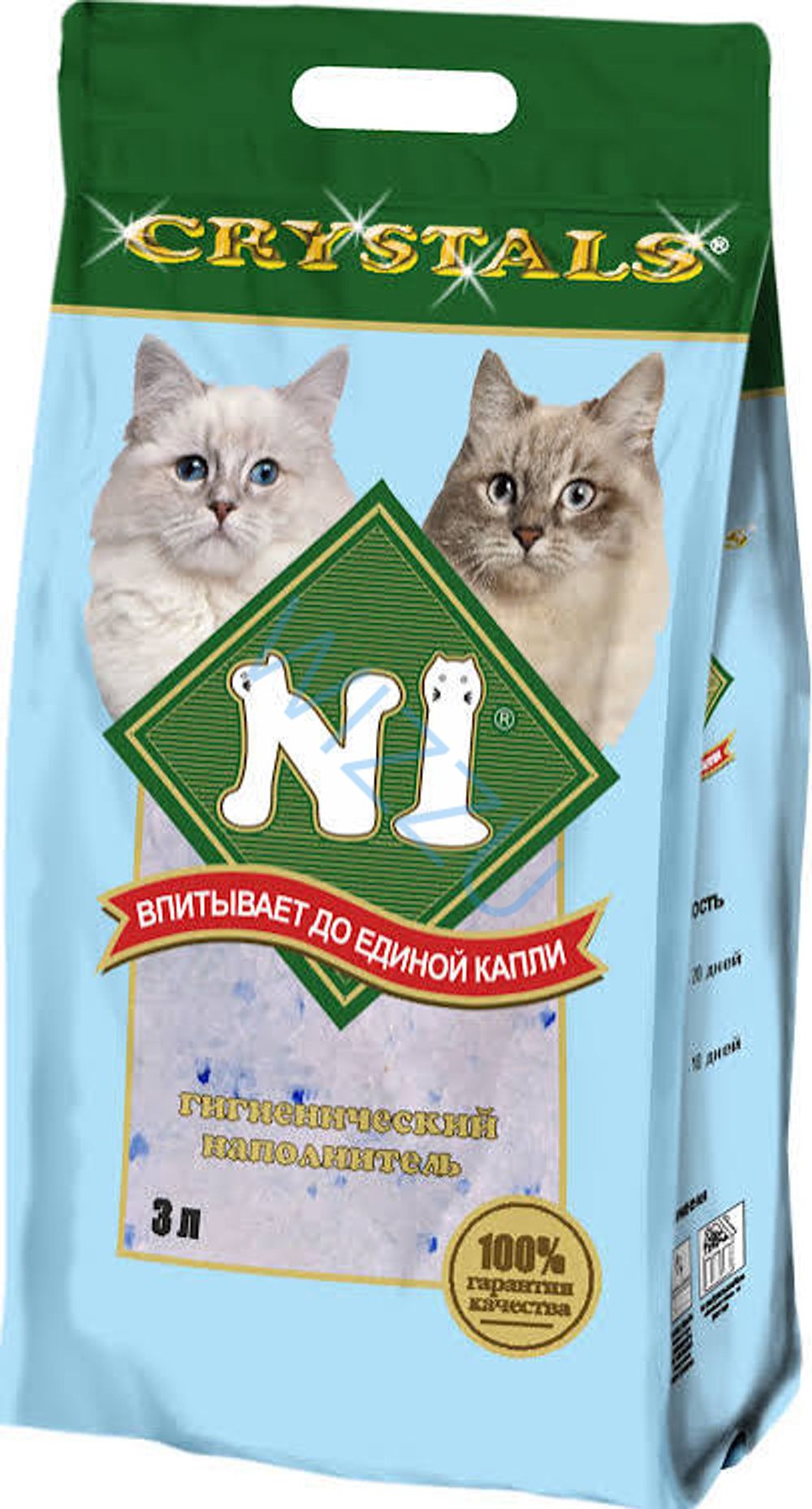 Наполнитель №1 Crystals Силикагель 3л
