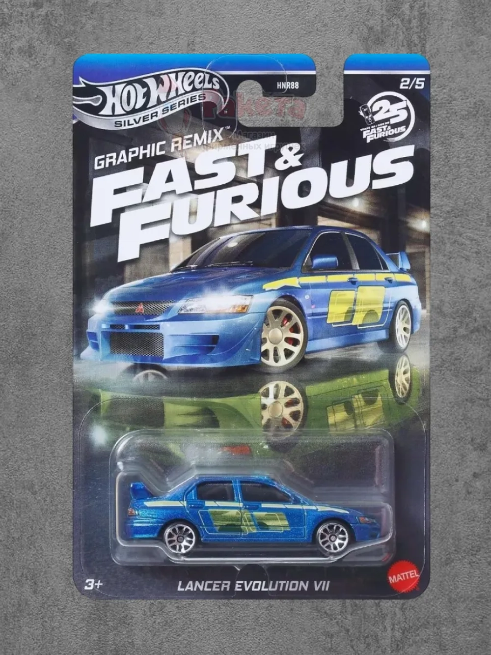 Машинка Хот Вилс Lancer Evolution 7 HNR88 JBY47
