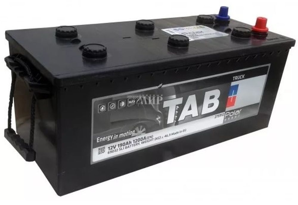 TAB POLAR TRUCK 6CT- 190 ( 275912 ) аккумулятор TAB POLAR TRUCK 6CT- 190 ( 275912 ) аккумулятор