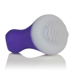 Массажер фиолетового цвета со съемной насадкой для заморозки Posh Silicone Wave (Цвет: фиолетовый)