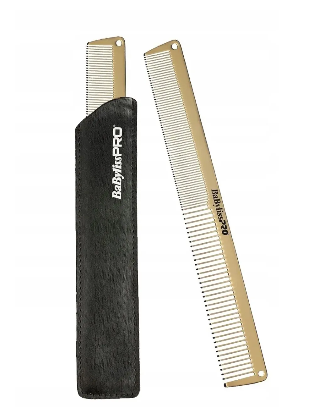 Расческа металлическая BaByliss PRO METAL GOLD M3842E - 2