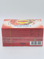 Lipton Slim Plus Чай травяной, фруктовый с вишней, 40 пакетиков, 72 г (Турция)